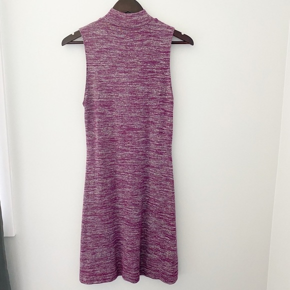 Wilfred Free Aritzia Purple Midi Sleeveless Dress - Picture 2 of 9